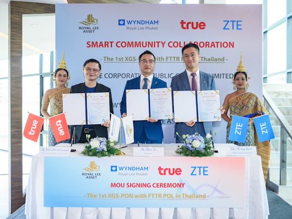 How True and ZTE deployed FTTR in Wyndham Royal Lee Phuket